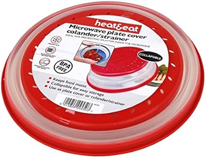 Heat & Eat NS450 Microwave Plate Cover & Colander – 27cm