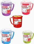 Heat & Eat Microwave Soup Mug – BPA Free with Steam Vent