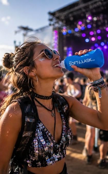 500ml Collapsible Water Bottle – BPA Free Soft Flask