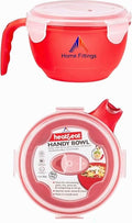 Heat & Eat Handy Bowl Microwave Safe BPA Free Bowl – Assorted Colours