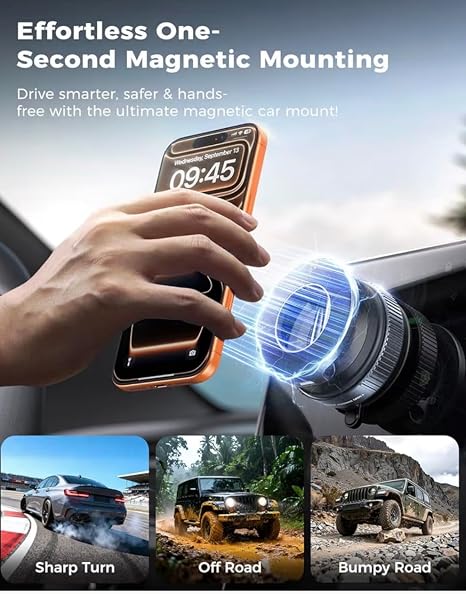 K007 Magnetic Phone Holder for Car – New Style