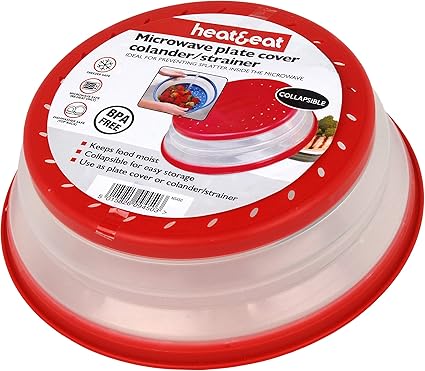 Heat & Eat NS450 Microwave Plate Cover & Colander – 27cm