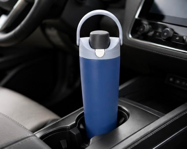 40oz Insulated Stainless Steel Water Bottle with Straw Lid