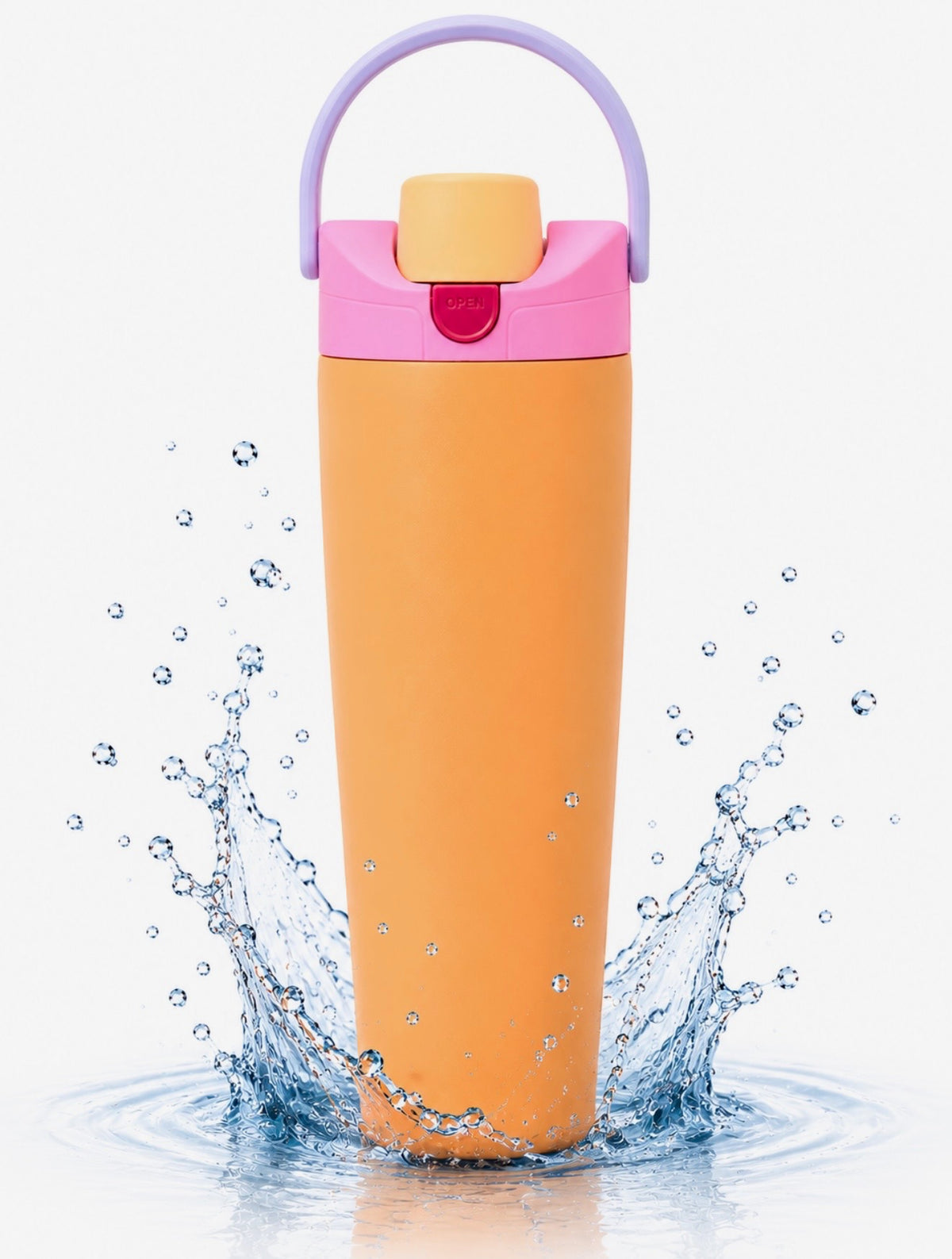 40oz Insulated Stainless Steel Water Bottle with Straw Lid