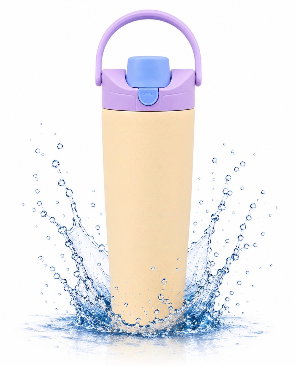 40oz Insulated Stainless Steel Water Bottle with Straw Lid