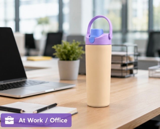 40oz Insulated Stainless Steel Water Bottle with Straw Lid