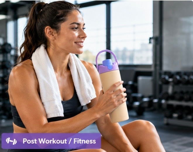40oz Insulated Stainless Steel Water Bottle with Straw Lid