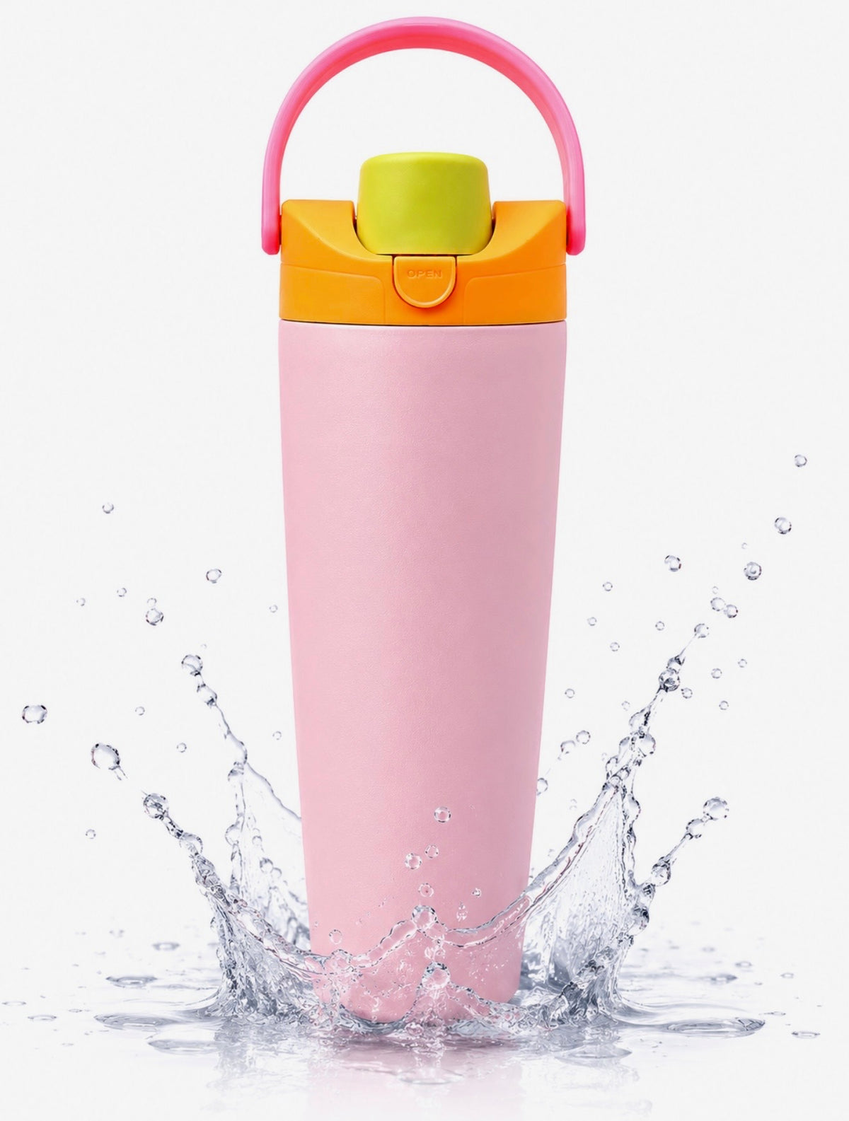 40oz Insulated Stainless Steel Water Bottle with Straw Lid